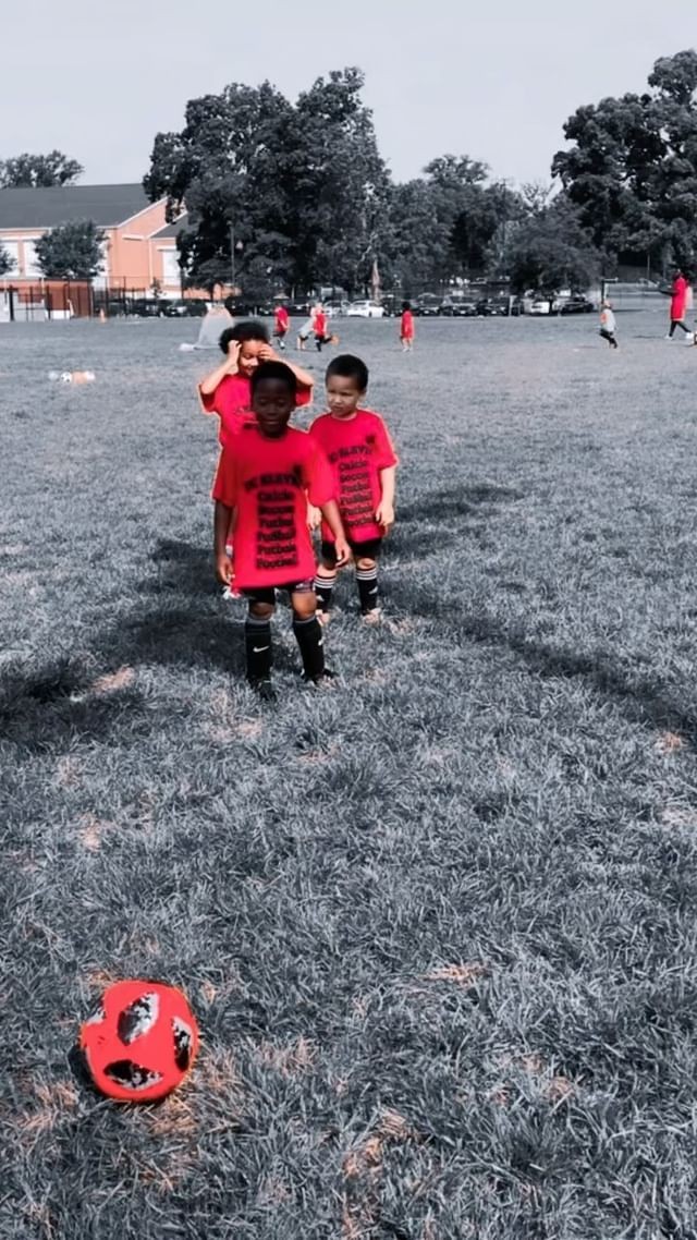 kids playing soccer